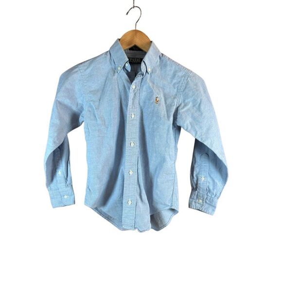 Polo Ralph Lauren Other - Polo Ralph Lauren Youth Size 10 Made in USA Light Blue long sleeve button Shirt